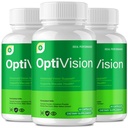 Optivision Capsules, Official Optivision Eye Vitamins Supplement Pills - Maximum Strength, All Natural Visual Wellness & Crystal Clear View, Opti Vision Advanced Eye Support Reviews (3 Pack)
