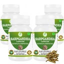 Morsan Healthcare Rauwolfia Serpentina (Sarpgandha) Capsules – 4 Pack of 60 Veg Capsules | Natural Herbal Supplement | Ayurvedic Formula for Daily Wellness