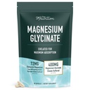 Magnesium Glycinate 400mg | Chelated Magnesium Glycinate for Maximum Absorption & Bioavailability | Sleep, Relaxation, Muscle Health & Energy Support Supplement | Resealable Eco Pack | 60 Capsules