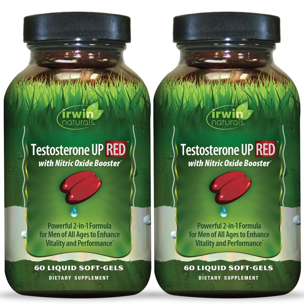 Irwin Naturals Testosterone Up Red 60 Softgels (2 Pack)