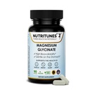 Magnesium Glycinate–High Bioavailability, Gentle on the Stomach, Multi-Action Support for Nerve, Sleep, Muscle, Bone, and Cellular Health – Vegan, Non-GMO, Allergen-Free (90 Capsules)