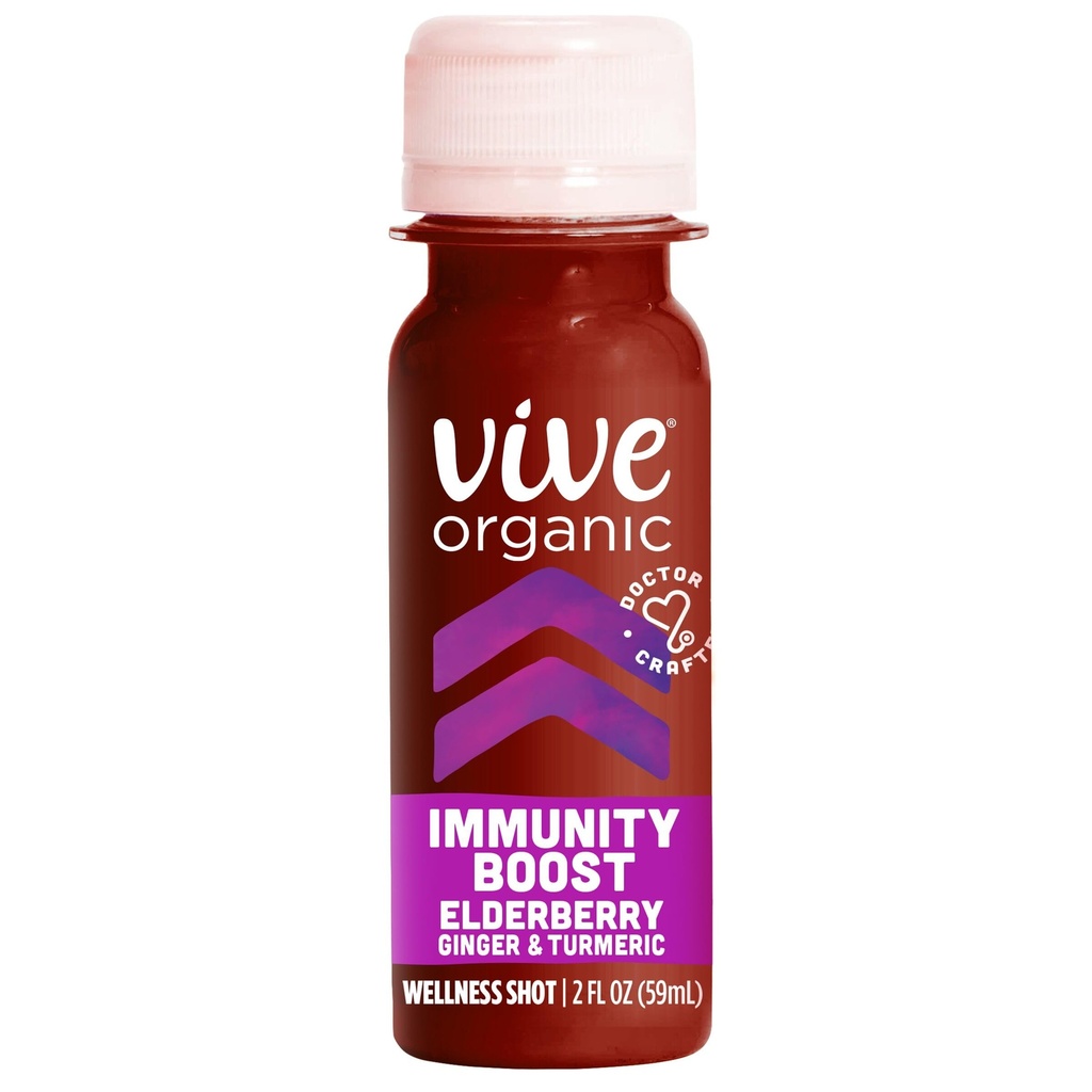 Vive Biologische Vlierbes Immunity Boost Wellness Shot, 2 fz