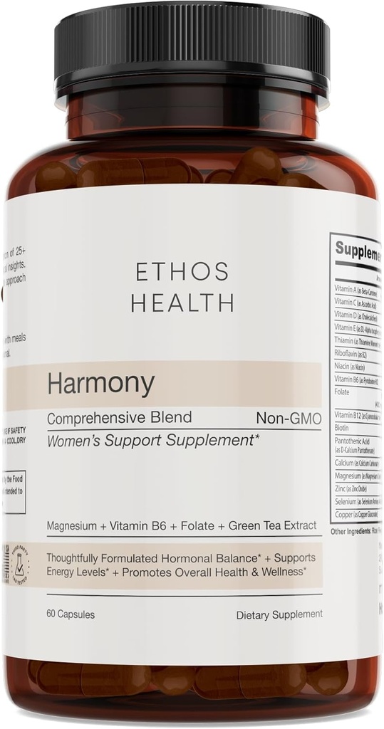 Women’s Daily Multivitamin with Biotin, B12, Magnesium & Antioxidants – Energy, Immune & Hormonal Support – Featuring Chinese Yam Root & Herbal Extracts – Non-GMO Women’s Health Supplement