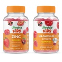 Levensvatbare Magnesium Kids + Zink Kids, Gummies Bundle - Grote Proeverij, Vitamine Supplement, Glutenvrij, GGO-vrij, Kauwgom
