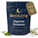 Glycine Supplement – 100% Pure 3g Glycine Powder for Sleep, Calm & Recovery – USA Made Sleep Aid for Men & Women – Non-GMO & Completely Natural - 6.3Oz for 60 Servings