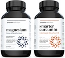 Multi-actieve magnesiumtabletten & Curcumin Softgels - Potent & Bio available, Active Curcumin Softgels Gestandaardiseerd tot 95% Tetrahydrocurcuminoïden [1-maandvoorraad]