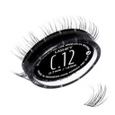 Lashify Curl 12mm Gossamer DIY wimperextensies Navullen, Zwart, Makkelijk Valse wimpers voor een natuurlijke look