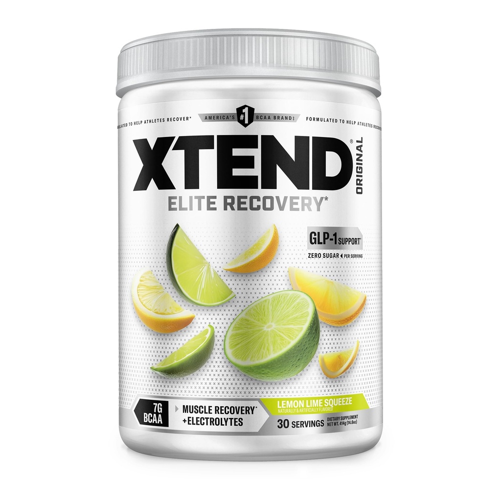 Xtend XTEND Original BCAA Powder 7g BCAA and 2.5g L-Glutamine, Sugar Free Post Workout Muscle Recovery Drink met aminozuren voor mannen en vrouwen, 30 porties