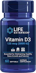 Levensverlenging Two-Per-Day 120 Tablet Multi-Vitamine & 60 Softgel 5000 IE Vitamine D3 Supplement Bundle