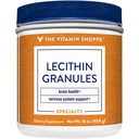 De vitamine Shoppe Lecithin Granulaat - Natuurlijke combinatie van essentiële vetzuren ter ondersteuning van hersenen en zenuwfunctie, 100% soja gebaseerd, eenmaal daags (16 ounces poeder)