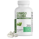 Bronson Ginkgo Biloba Extra sterkte ondersteunt hersenfunctie en geheugenondersteuning, 250 Vegetarische capsules