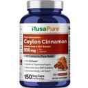 NusaPure Ceylon Cinnamon20:1 Extract, 500 mg Equivalent aan 10.000 mg Per caps 