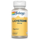 SOLARAY L-Cysteine 500 mg, Digestion, Hair, Skin and Nails Support Supplement, Master Antioxidant, Lab Verified, 30 Servings, 30 VegCap