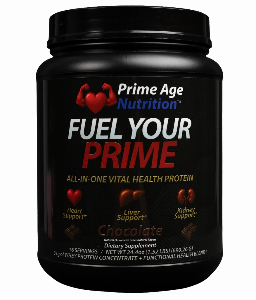 Chocolate Whey Protein Powder, 25g Protein with CoQ10, Magnesium, Beet Root & Milk Thistle, No Artificial Sweeteners, Supports Recovery & Daily Wellness