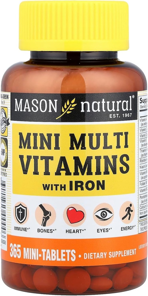 Mason Vitaminen Mason Dagelijks meerdere vitaminen met ijzertabletten