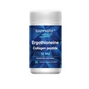 Sapphire Ergothioneine Collagen Supplement – L-Ergothioneine + Collagen Peptides + Hyaluronic Acid + Vitamin C & E – Advanced Anti-Aging Formula for Skin, Joints & Cellular Health – 60 Capsules