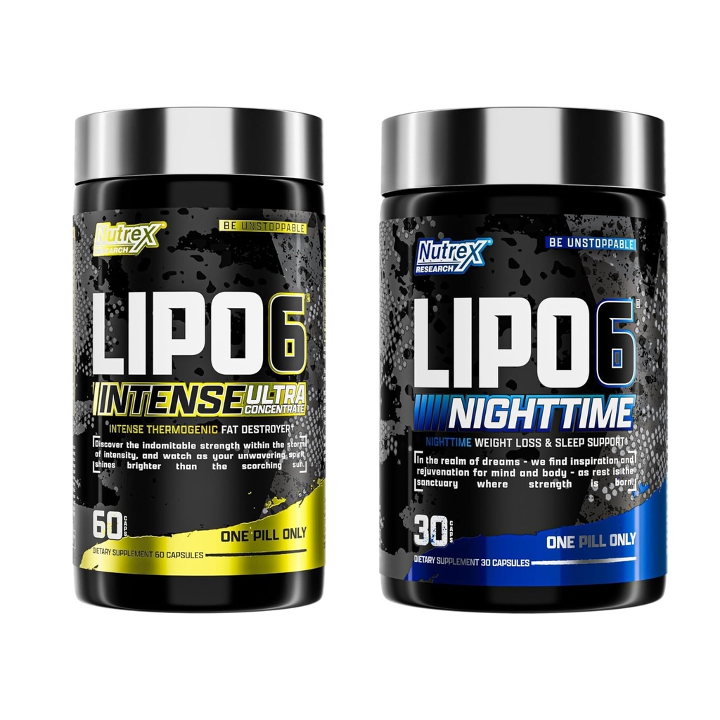 Nutrex Onderzoek Lipo 6 Intense en Nacht AM/PM bundel
