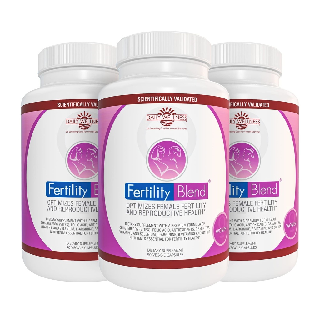 Daily Wellness for Women – Women’s Wellness Supplement with Vitamins, Minerals & Antioxidants – Daily Nutritional Support Capsules – 3 Pack