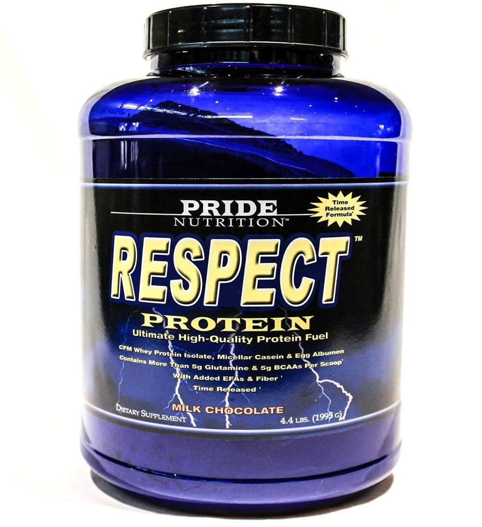 Pride Nutrition Respect Protein Milk Chocolate 60 Servings – Meal Replacement Shake for Women & Men – Whey Protein Isolate, Micellar Casein, Flax & Fiber