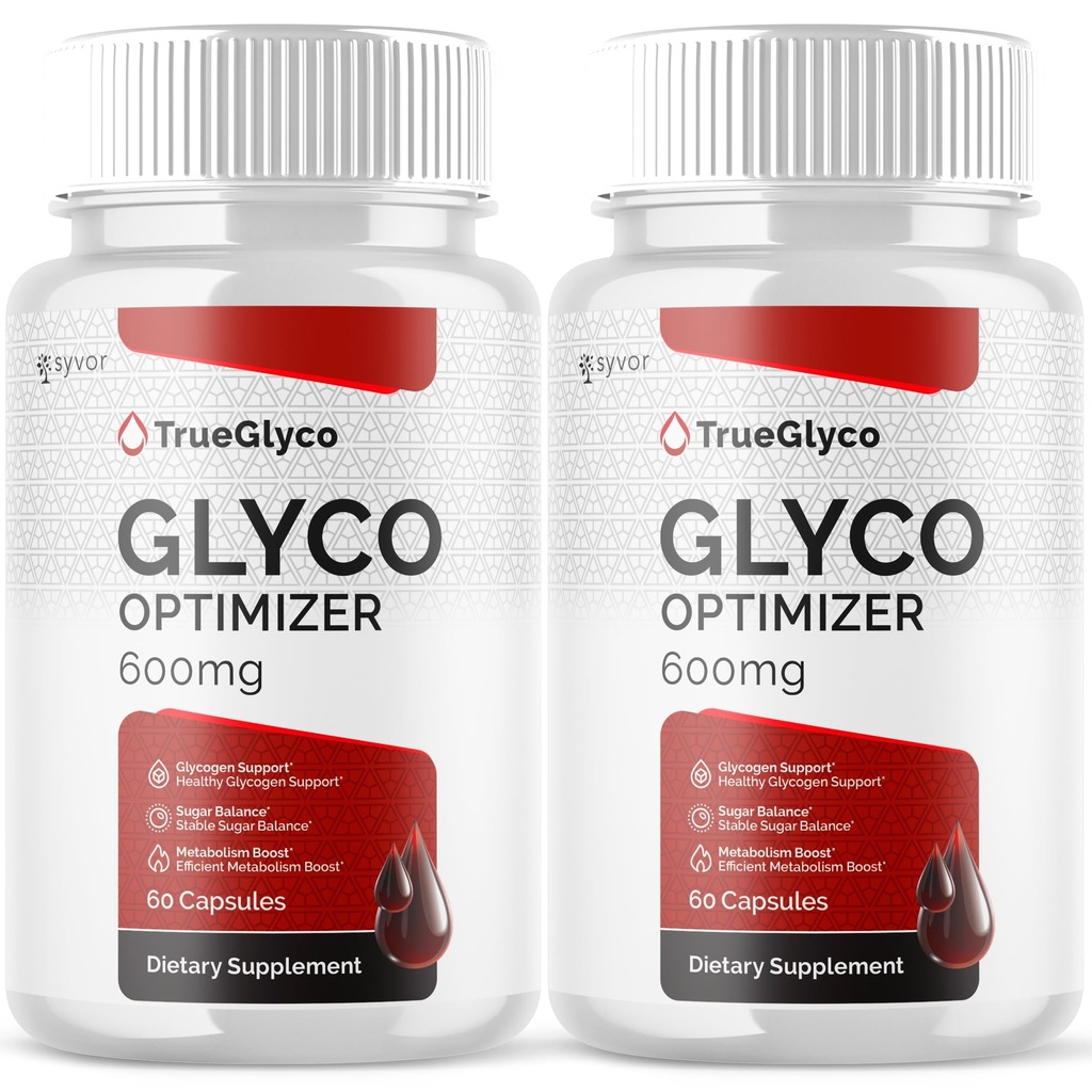 (2 Pack) True Glyco Capsules, Official TrueGlyco Blood Health Support Pills With All Natural Ingredients, Advanced True Glyco Wellness Support with Max Strength Vitamins for Women & Men (120 Capsules)