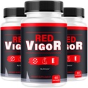 (3 Pack) Red Vigor Capsules - RedVigor Advanced Formula Daily Premium Support Pills, Red Vigor All Natural Ingredients Maximum Strength for Overall Health & Wellness, 180 Capsules for 3 Months