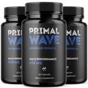 (3 Pack) Primal Wave Capsules, Official Primal Wave Pills for Men with All Natural Ingredients, Max Strength Supplement Premium Vitamins Supporting Optimal Wellness and Advanced Health (180 Capsules)