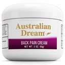 Australian Dream Back Pain Cream - Soothing, Non-Greasy Muscle Pain Relief Cream - Good for Neck, Back, Body, or Muscle Aches - 2 oz Jar