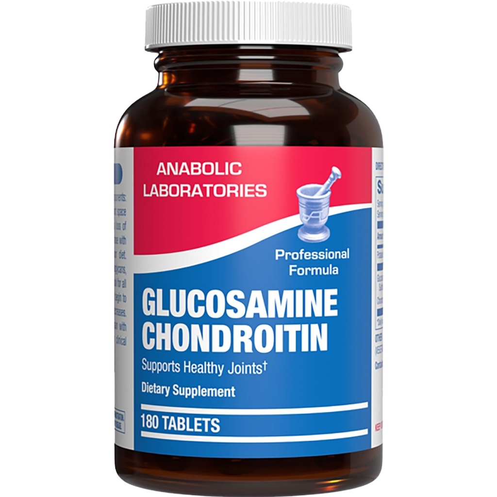 Geavanceerde Glucosamine en Chondroïtine voor volwassenen - Klinische formule Natuurlijk Afgeleide bot Joint Tendon en ligament supplement met hoge sterkte Glucosamine Complex - Tot 180 dagen levering