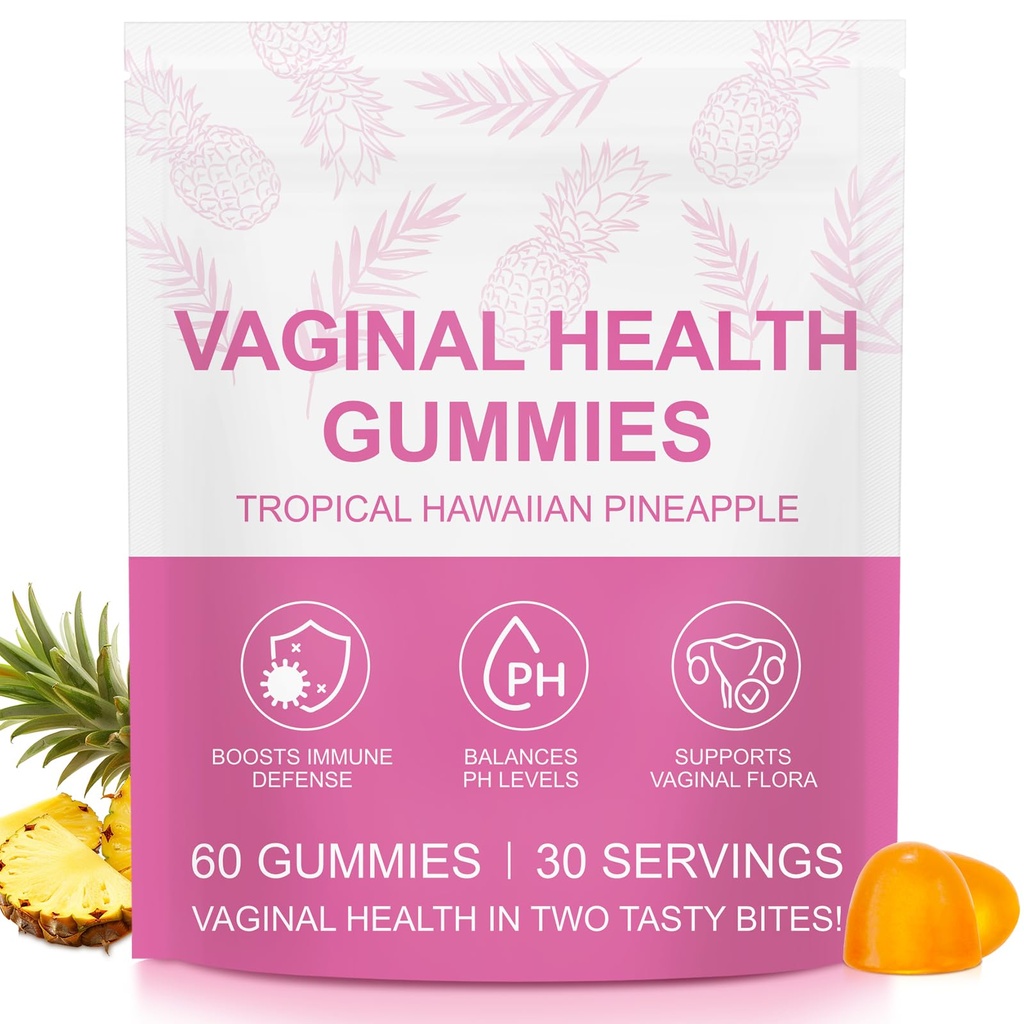 Vital Vaginal Probiotics Source Feminine Gummies, Premium Feminine Balance Gummies, PH Balance Gummies for Women, Probiotics for Women Vaginigal Health, Immune Defense- 60 Gummies