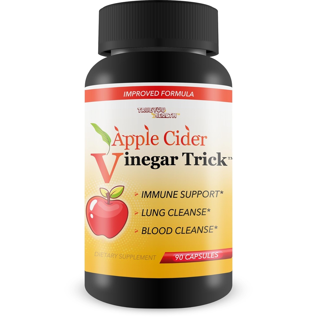 Apple Cider Vinegar Trick - Our Best Apple Cider Vinegar Pills with Vitamin C - Our Best Keto Acv Pills - Turmeric Ginger Applecider Vinegar and Garlic Supplement - Acv Trick