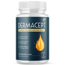 Dermacept Capsules, Official Dermacept Skin Pills with All Natural Ingredients, Maximum Strength Supplement with Premium Vitamins Supporting Optimal Wellness & Advanced Health Naturally (60 Capsules)