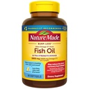 Natuur gemaakt Extra sterkte Omega 3 Visolie Supplementen, 2800mg, Visolie Omega 3 Supplementen als ethylesters voor gezond hart, hersenen, ogen, Mood Ondersteuning, 60 Softgels, 30 dagen levering