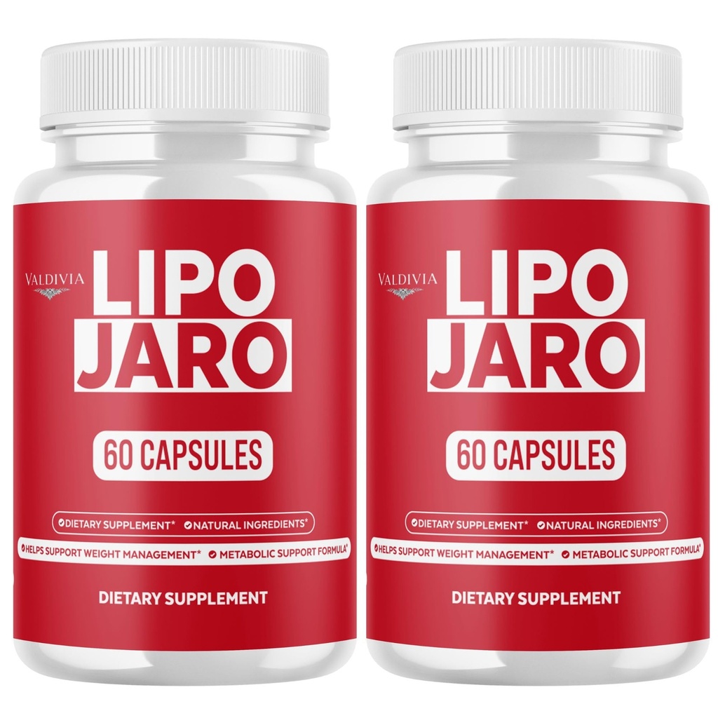 (2 Pack) Lipojaro Capsules, Official Lipo Jaro with Natural Ingredients, Advanced Formula Health and Wellness Formula Vitamin, Max Strength Active Lifestyle Multivitamin Supplement (120 Capsules)