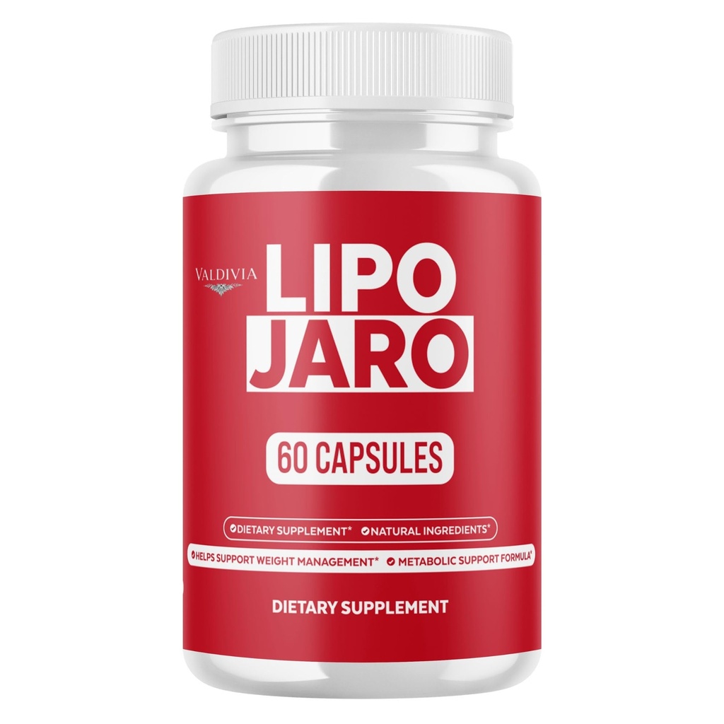 Lipojaro Capsules, Official Lipo Jaro with Natural Ingredients, Advanced Formula Health and Wellness Support Formula Vitamin, Max Strength Active Lifestyle Multivitamin Supplement (60 Capsules)