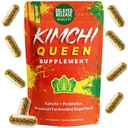 Premium Fermented Kimchi Supplement Capsules | Gut Health, Digestion, Debloat & Gut Balance Support | 5 Billion CFU Probiotics & Digestive Enzymes | Delayed Release Beadlets | 120 Vegan Capsules