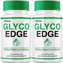 (2 Pack) Glyco Edge Blood Support Capsules, GlycoEdge Supplement Pills Premium Balance Natural Ingredients, Health & Wellness Vitamin Formula Capsulas, Daily Multivitamin Total Boost Optimizer (120ct)