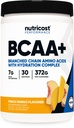 Nutricost BCAA + Hydration Powder (Peach Mango) 30 porties - Branched Chain Amino Acids with Hydration Complex - Gluten-Free, Non-GMO