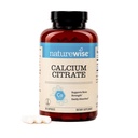 NatureWise Calcium Citrate 500mg Capsules - Supplement for Bone Health - Easy to Digest & Absorb - Vegan, Non-GMO, Gluten-Free - 180 Count[60-Day Supply]