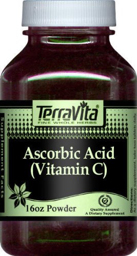 Terravita Ascorbic Acid (Vitamin C) Powder (16 oz, ZIN: 512841)
