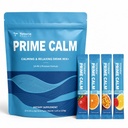 PrimeClam Drink Mix | Cortisol Reducer* Stress Mood & Sleep Aid with Magnesium Glycinate, Ashwagandha, L-Theanine, 10B Probiotic, No Sugar, 32 Ct.