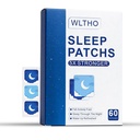 60ct Extra Strength Deep Sleep Patches for Adults - All Natural Sleep Patches Stickers with Valerian Root, Melatonin & Magnesium, 8-Hour Lasting, Non-GMO & Cruelty Free (Blue-60ct)