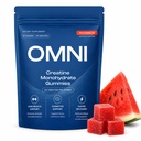 Omni Creatine Gummies for Women, Easy to Take & Low Sugar, Watermelon Flavor, 2g Per Gummy - 60 Count