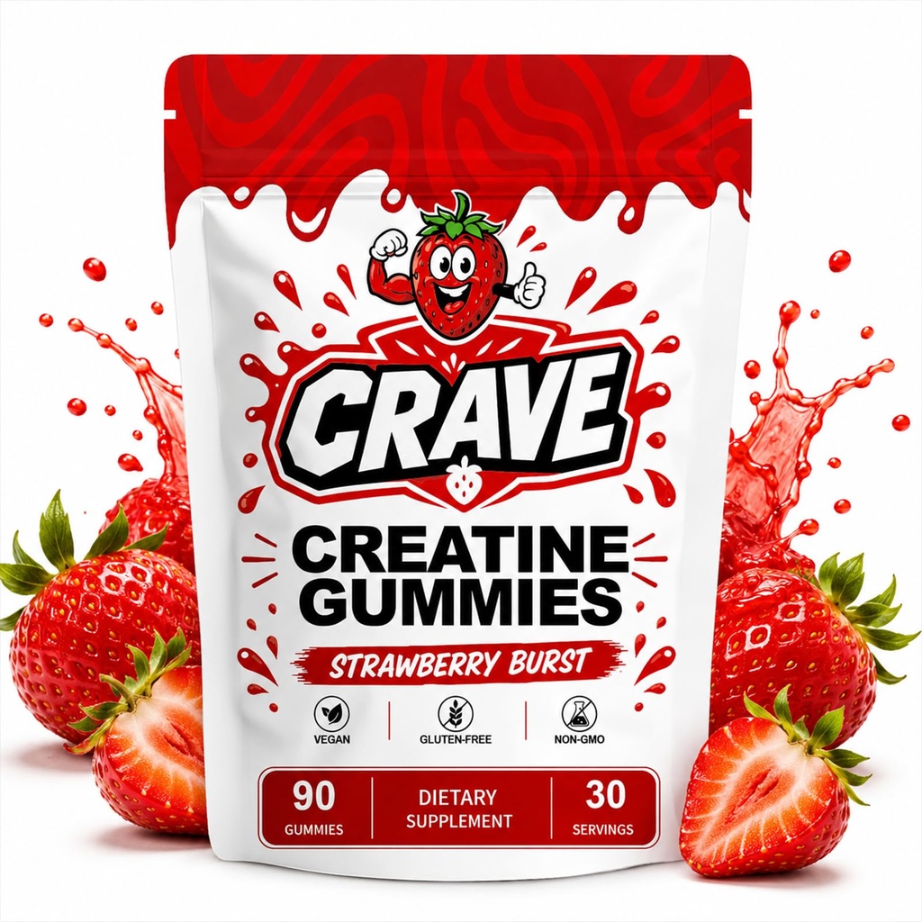 Gummies, Creatine Monohydrate Gummies Complex for Men & Women Vitamin Supplements