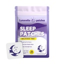 Lunavelle Sleep Patches, Melatonin Free Herbal Blend for Night Relaxation | Melatonin Free Sleep Patches, Botanical Blend, Skin Friendly, Calming Herbal Extracts