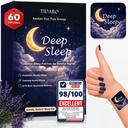 Premium 60 Count Sleep Patches with Valerian Root and Melatonin Extra Strength for Adults - Natural Relaxation and Deep Calm Support