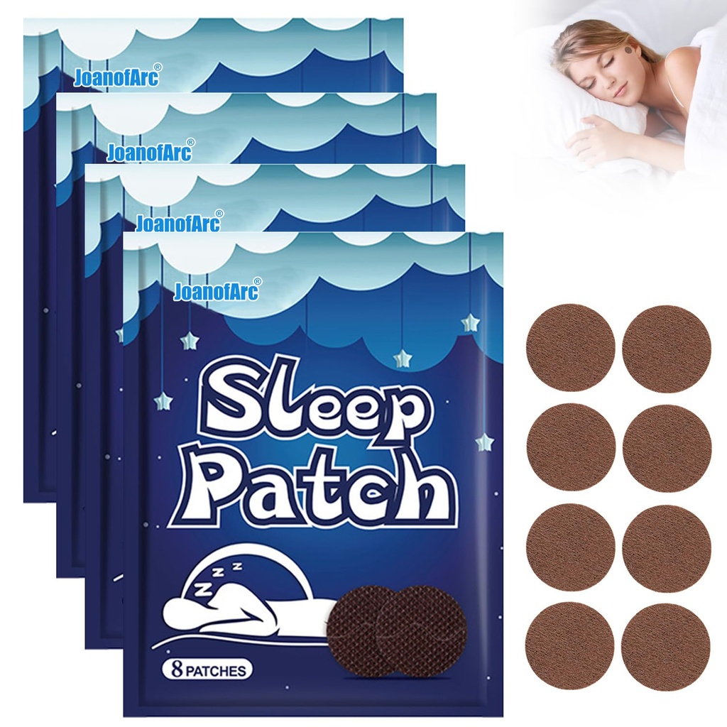 Sleep Patches for Adults Extra Strength, 32 Count Sleep Patch with Melatonin & Valerian, All-Natural Deep Sleep Support Patches, Gentle Night Comfort Sleeping Patches for Women & Men,Wake Up Refreshed