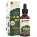 Green Tea Liquid Extract Drops - Immune Support (Antioxidanten & Polyfenolen) Supplement. Promoot zachte energie. Biologische ingrediënten, niet-GMO, alcohol en glutenvrij (niet-gearomatiseerd)