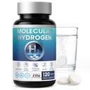Hydrogen Water Tablets with Magnesium H2 Molecular 120 Tablets for Drinking Water Supplement for Brain Health & Cognitive Energy Function Antioxidant Promote Metabolism Non-GMO Vegan