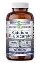 Amazing Formulas Calcium D-Glucarate 500 Mg | Tablets Supplement | Non-GMO | Gluten-Free | Made in USA (1 Pack | 120 Count)