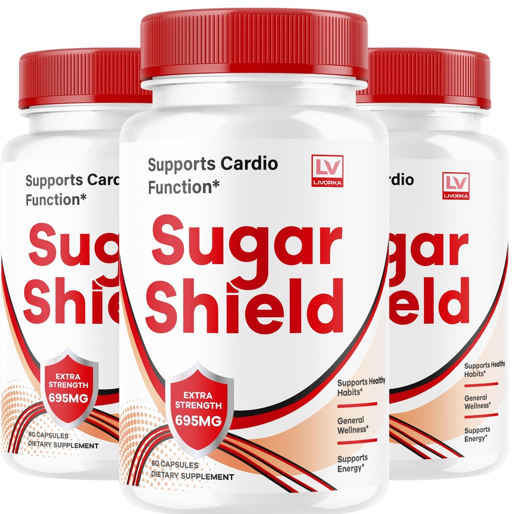 (3 Pack) Sugar Shield, Sugar Shield Blood Support, Sugar Shield Pills, Sugar Shield Capsules, Sugar Shield All Natural, SugarShield, Sugar Shield Advanced Formula, Sugar Shield Reviews, 90 Capsules